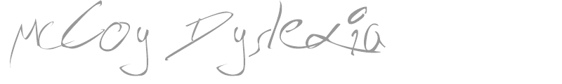 McCoy Dyslexia
