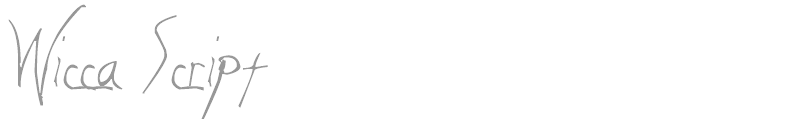 Wicca Script