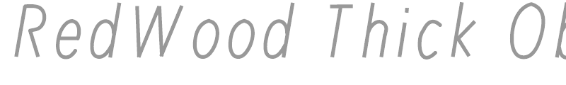RedWood Thick Oblique
