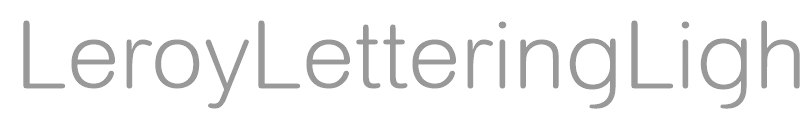 LeroyLetteringLightBETA01