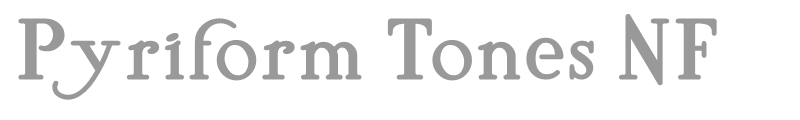 Pyriform Tones NF
