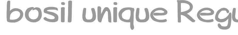 bosil unique Regular