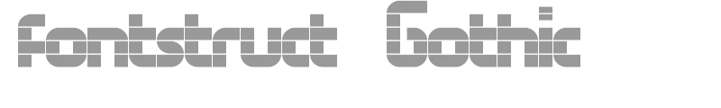 fontstruct Gothic