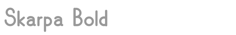 Skarpa Bold