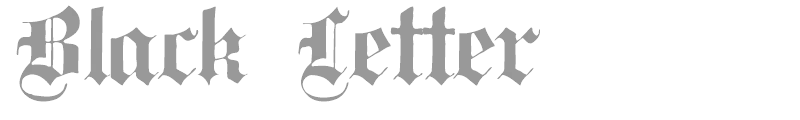 Black Letter
