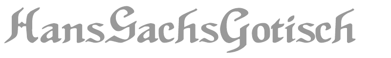 HansSachsGotisch