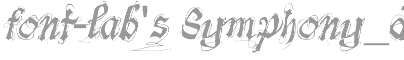 font-lab's Symphony