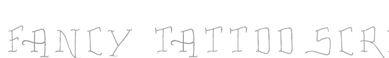 Fancy Tattoo Script