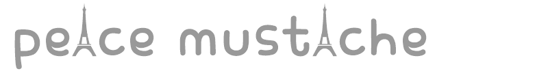 peace mustache
