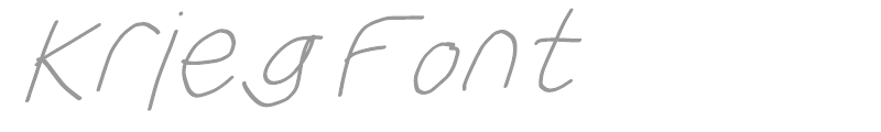 Krieg Font