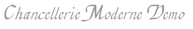 Chancellerie Moderne Demo
