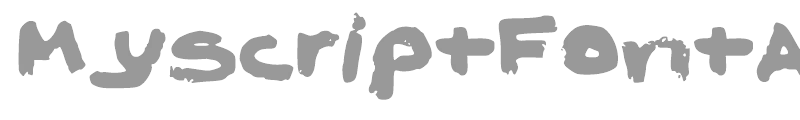 MyScriptFontAdrione