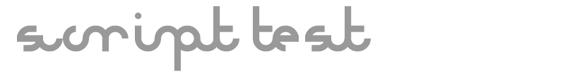 Script test
