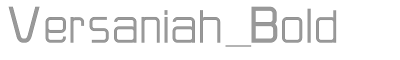 Versaniah_Bold