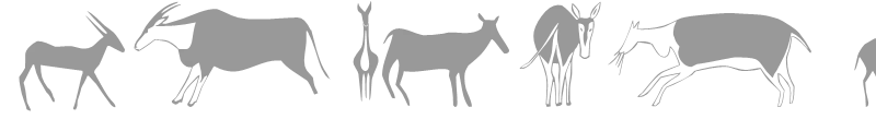 Afrika RockArt F Animals1