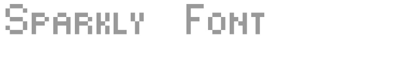 Sparkly-Font