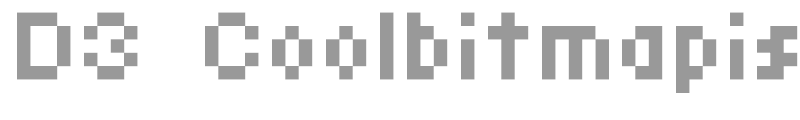 D3 Coolbitmapism