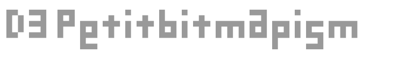 D3 Petitbitmapism