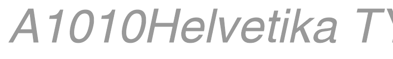 A1010Helvetika TYGRA