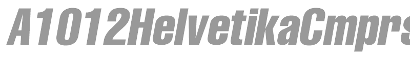 A1012HelvetikaCmprs TYGRA