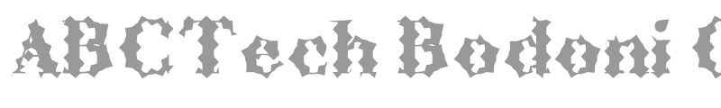 ABCTech Bodoni Cactus