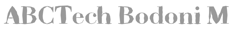 ABCTech Bodoni Mangle
