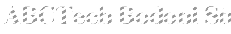 ABCTech Bodoni Striped