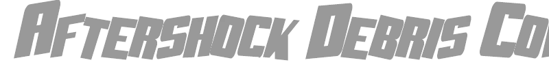 Aftershock Debris CondSolid