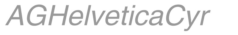 AGHelveticaCyr
