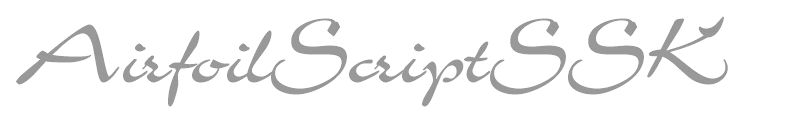 Airfoil Script SSi