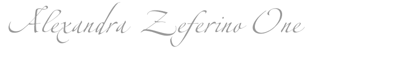 Alexandra Zeferino One