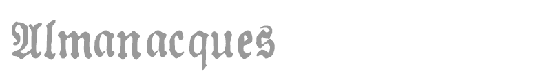 Almanacques