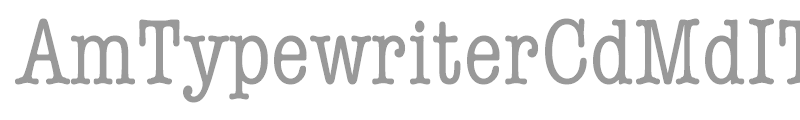 AmTypewriterCdMdITCTT