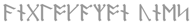 AngloSaxon Runes