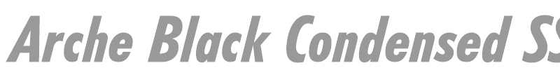 Arche Black Condensed SSi
