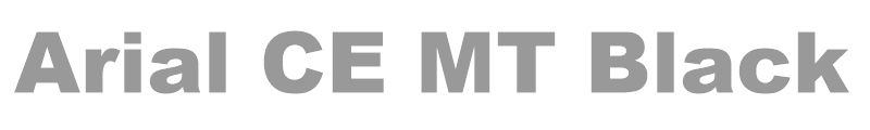 Arial CE MT Black