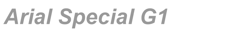 Arial Special G1