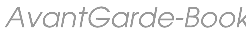 AvantGarde-BookOblique