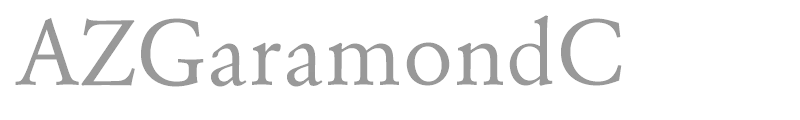AZGaramondCTT