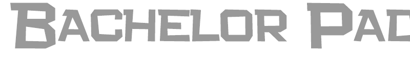 Bachelor Pad JL