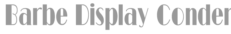 Barbe Display Condensed SSi