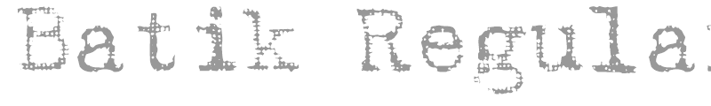 Batik Regular
