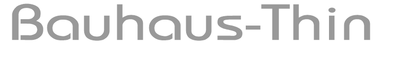 Bauhaus-Thin Wide