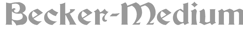Becker-Medium
