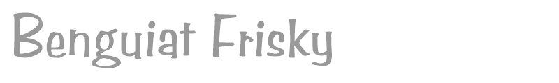 Benguiat Frisky
