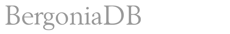 BergoniaDB
