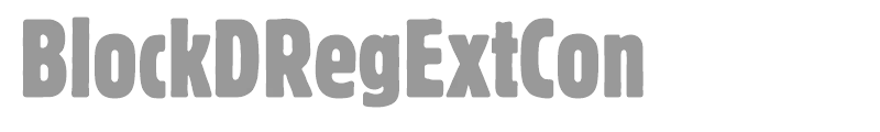 BlockDRegExtCon