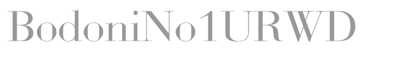 BodoniNo1URWD