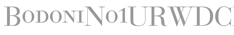 BodoniNo1URWDCDReg
