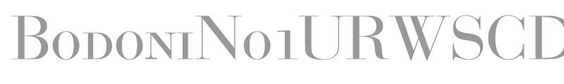 BodoniNo1URWSCDReg